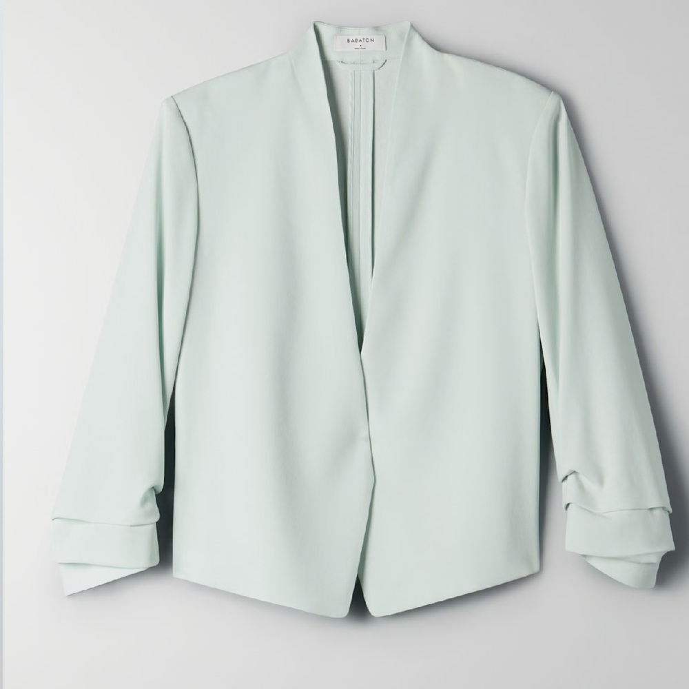 Babaton Light Green Blazer